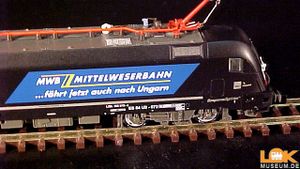 Seitenansicht mit „Mittelweserbahn“-Beschriftung